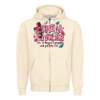 Sandshell heal cancer Zipper Hoodie - AdoDesignShop