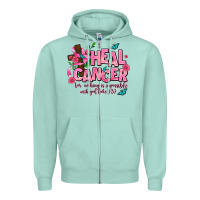 Seafoam heal cancer Zipper Hoodie - AdoDesignShop