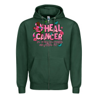 Sports Green heal cancer Zipper Hoodie - AdoDesignShop