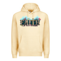 Pina Colada faith can move mountains cross Premium Hoodie - NancyCooperArtShop