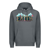 Rock faith can move mountains cross Premium Hoodie - NancyCooperArtShop