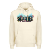 Sandshell faith can move mountains cross Premium Hoodie - NancyCooperArtShop