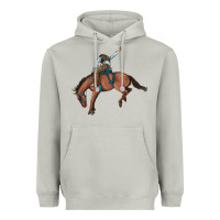Moon Dust bucking bronco cowboy rodeo Heavyweight Hoodie - Artiststas