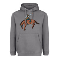 Storm bucking bronco cowboy rodeo Heavyweight Hoodie - Artiststas