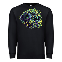 Black Sea Coral Premium Sweatshirt - LillyAllenDesigns