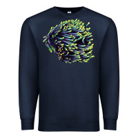 Navy Sea Coral Premium Sweatshirt - LillyAllenDesigns