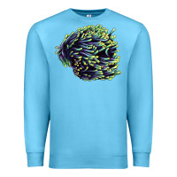 Ocean Blue Sea Coral Premium Sweatshirt - LillyAllenDesigns