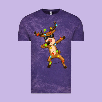 Dabbing Deer Vintage Tee Designed By Zillion Design Studio