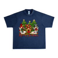 Navy merry christmas gnomies Urban Heavy Tee - BarkalooDesign