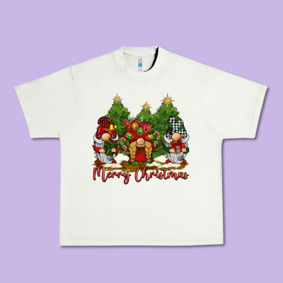 Merry Christmas Gnomies Urban Heavy Tee Designed By Barkaloodesign