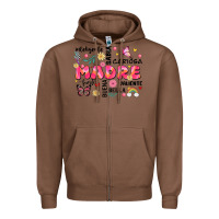 Chestnut ella es mama Zipper Hoodie - JahusDesignShop