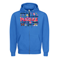 True Royal ella es mama Zipper Hoodie - JahusDesignShop