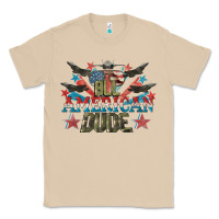 Mushroom All American dude 4th of July Classic Tee - CowGirlArtShop