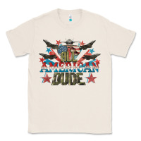 Natural All American dude 4th of July Classic Tee - CowGirlArtShop