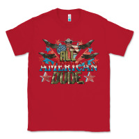 Red All American dude 4th of July Classic Tee - CowGirlArtShop