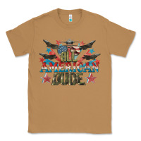 Toasted Coconut All American dude 4th of July Classic Tee - CowGirlArtShop