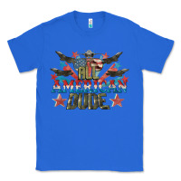 True Royal All American dude 4th of July Classic Tee - CowGirlArtShop