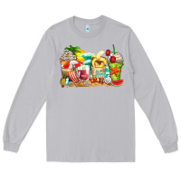 Moon Dust summer vibes coffee cups Long Sleeve Tee - Zillion Design Studio
