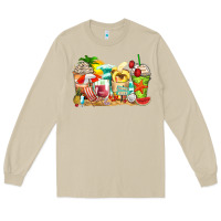 Mushroom summer vibes coffee cups Long Sleeve Tee - Zillion Design Studio