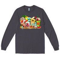 Smoke summer vibes coffee cups Long Sleeve Tee - Zillion Design Studio
