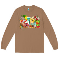 Toasted Coconut summer vibes coffee cups Long Sleeve Tee - Zillion Design Studio