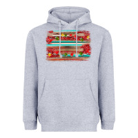 Heather Grey christmas background Heavyweight Hoodie - AdoDesignShop