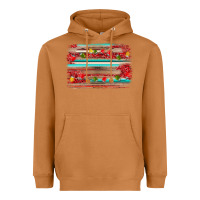 Meerkat christmas background Heavyweight Hoodie - AdoDesignShop