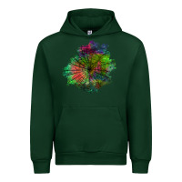 Forest Green halloween spider web for patches Urban Hoodie - BundleAndBundleShop