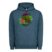 Pigment Midnight Navy halloween spider web for patches Urban Hoodie - BundleAndBundleShop