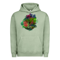 Pigment Oil Green halloween spider web for patches Urban Hoodie - BundleAndBundleShop
