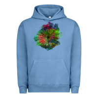 Pigment Pebble Blue halloween spider web for patches Urban Hoodie - BundleAndBundleShop