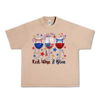 Burro red wine and blue wine glasses Urban Heavy Tee - texasbilliewilder