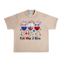 French Oak red wine and blue wine glasses Urban Heavy Tee - texasbilliewilder
