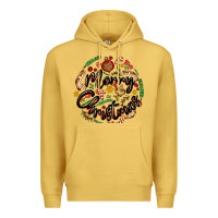 Antique Gold merry christmas Premium Hoodie - MaliasSmallBusiness