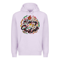 Lilac merry christmas Premium Hoodie - MaliasSmallBusiness