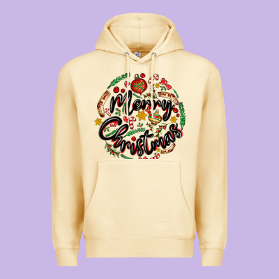Merry Christmas Premium Hoodie Designed By Maliassmallbusiness
