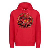 Red merry christmas Premium Hoodie - MaliasSmallBusiness