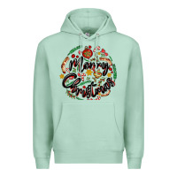 Seafoam merry christmas Premium Hoodie - MaliasSmallBusiness