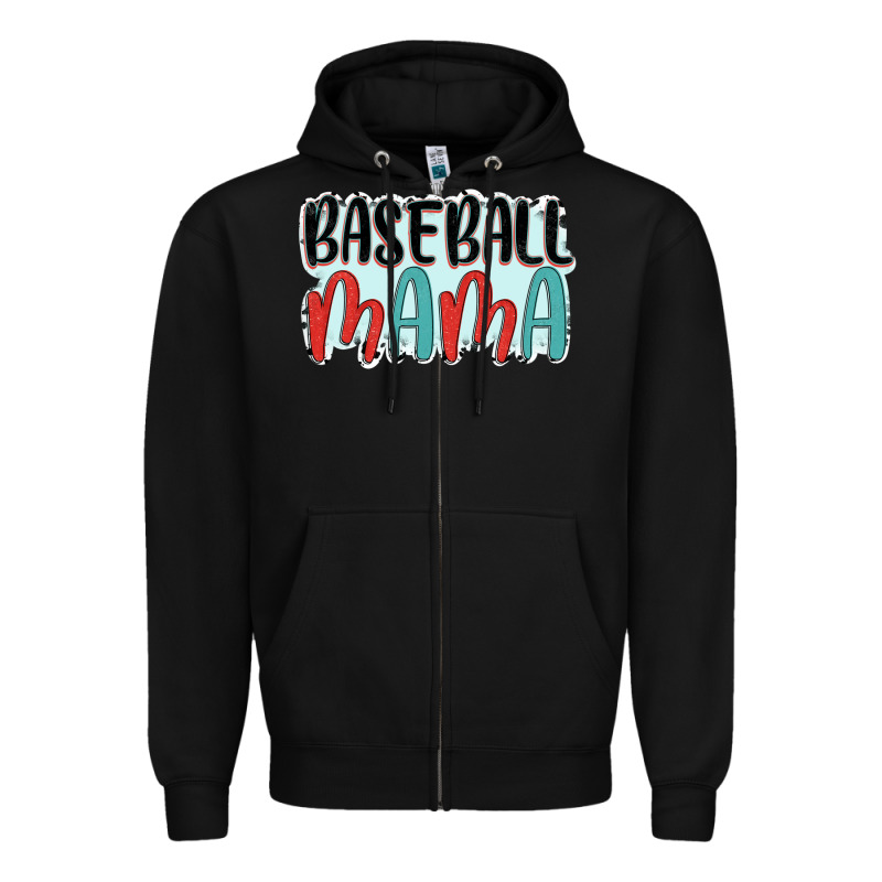 Baseball Mama Zipper Hoodie by JahusDesignShop | Teevron