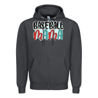 Smoke baseball mama Zipper Hoodie - JahusDesignShop