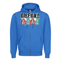 True Royal baseball mama Zipper Hoodie - JahusDesignShop