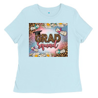 Baby Blue grad squad Ladies Tee - AdoDesignShop