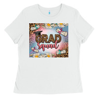 White grad squad Ladies Tee - AdoDesignShop