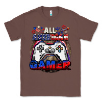 Chestnut All American gamer 4th of july Classic Tee - CowGirlArtShop