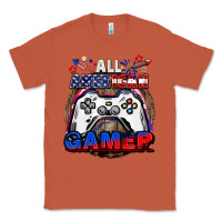 Copper All American gamer 4th of july Classic Tee - CowGirlArtShop