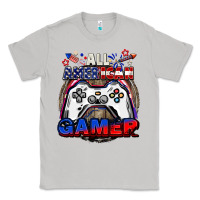 Moon Dust All American gamer 4th of july Classic Tee - CowGirlArtShop