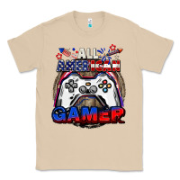 Mushroom All American gamer 4th of july Classic Tee - CowGirlArtShop