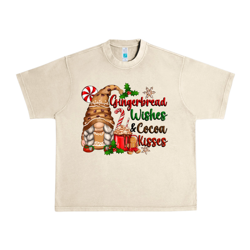 Gingerbread Wishes And Cocoa Kisses Urban Heavy Tee by Zillion Design Studio | Teevron