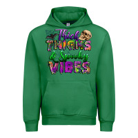 Emerald thick thighs and spooky vibes Urban Hoodie - BundleAndBundleShop