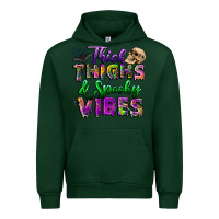 Forest Green thick thighs and spooky vibes Urban Hoodie - BundleAndBundleShop
